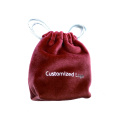 Custom Logo Colourful Drawstring Gift Small Packaging Pouch Velvet Jewelry Package Bag